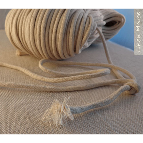 sznurek lniany pleciony plaited linen cord