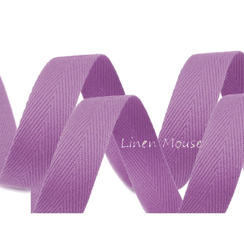 taśma bawełniana lawenda cotton tape lavender