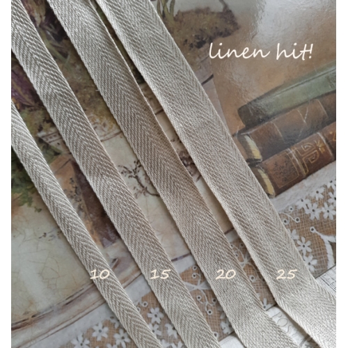 tasiemki lniane linen ribbons