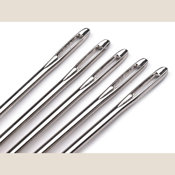 igły długie, long needles.