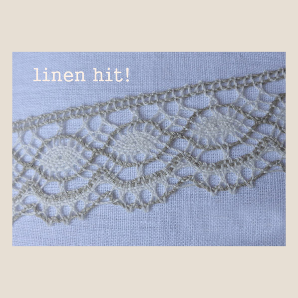 lniana koronka linen lace