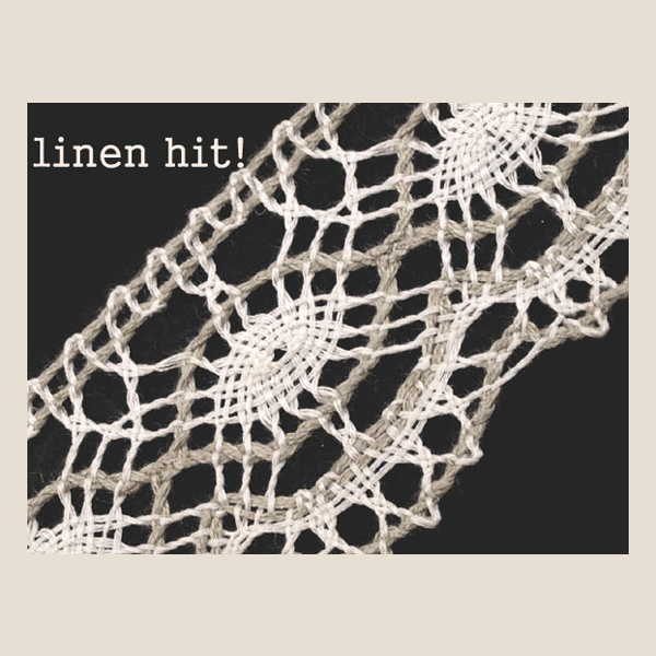 lniana koronka linen lace