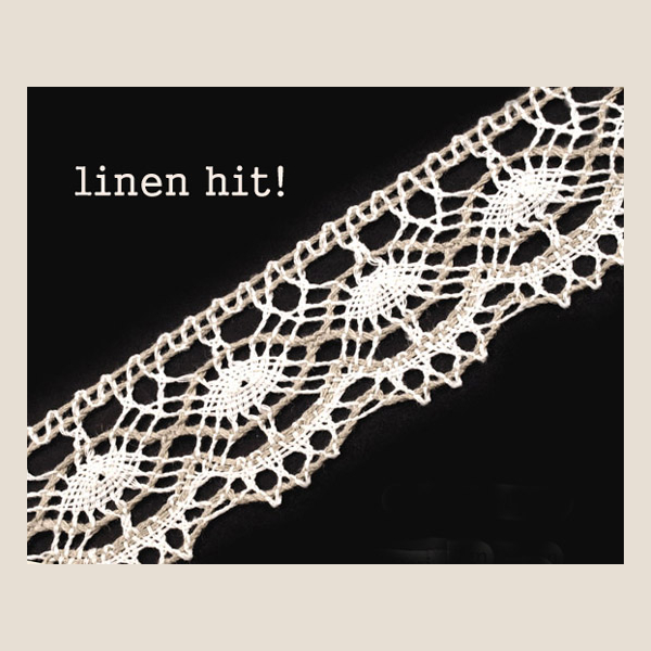 lniana koronka linen lace