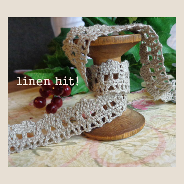 lniana koronka linen lace