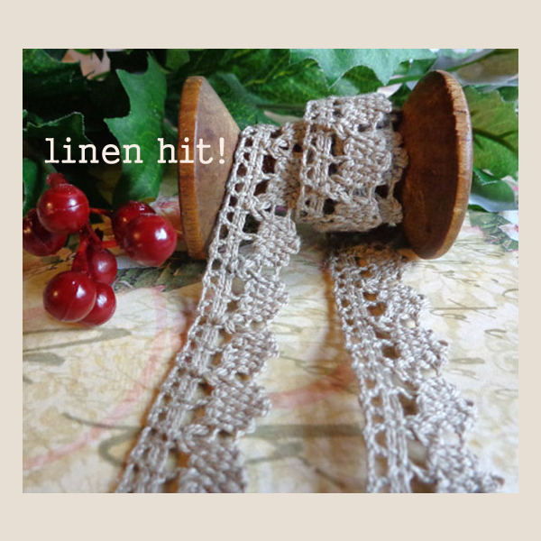 lniana koronka linen lace