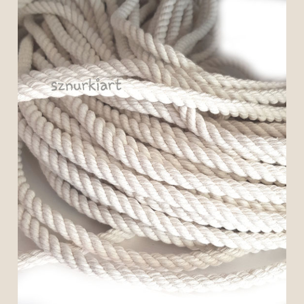 lina bawełniana skręcana twisted cotton rope