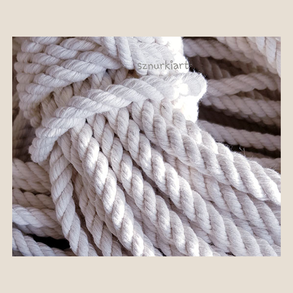 lina bawełniana skręcana twisted cotton rope