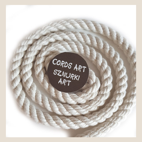 lina bawełniana skręcana twisted cotton rope