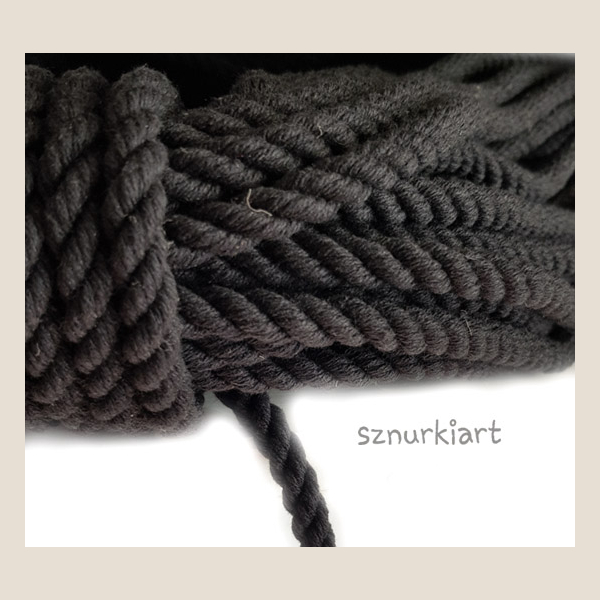 lina bawełniana skręcana twisted cotton rope