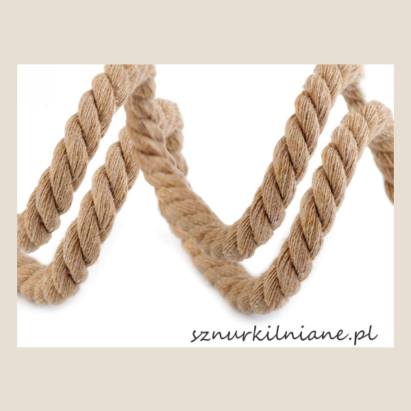sznurek bawełniany skręcany twisted cotton cord