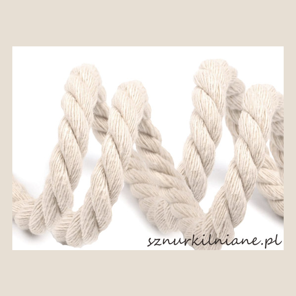 lina bawełniana skręcana twisted cotton rope