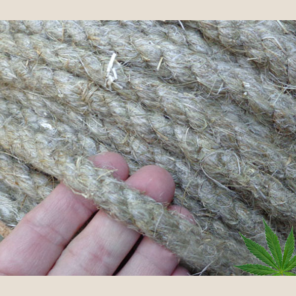 lina konopna gruba, thick hemp rope.
