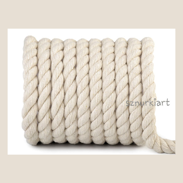 lina bawełniana skręcana twisted cotton rope