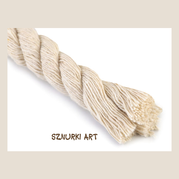 lina bawełniana skręcana twisted cotton rope