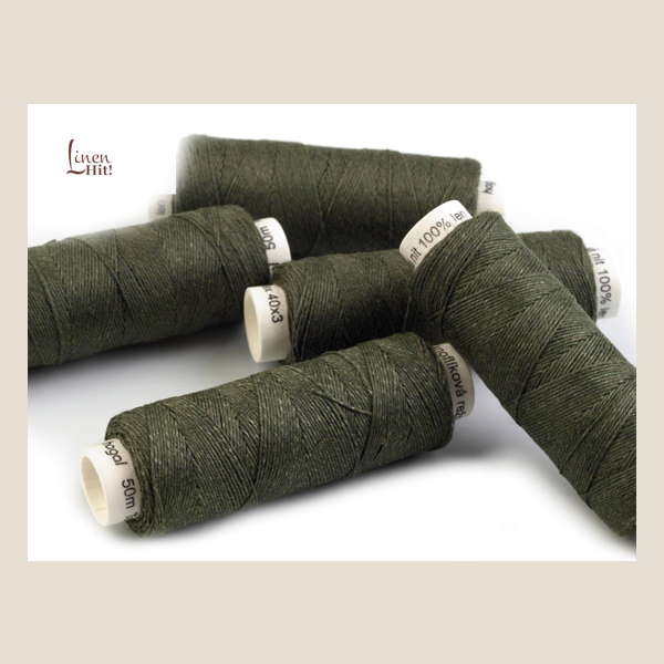 lniane nici linen thread