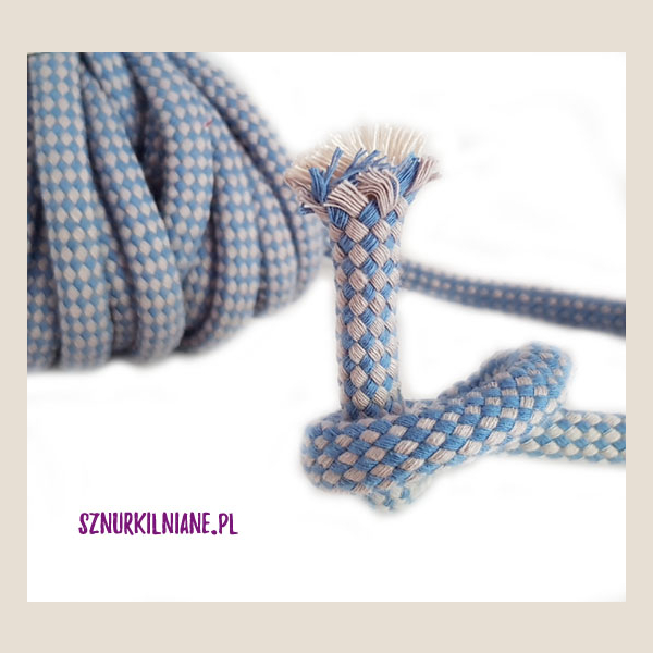 sznurek bawełna w kratkę checkered cotton cord