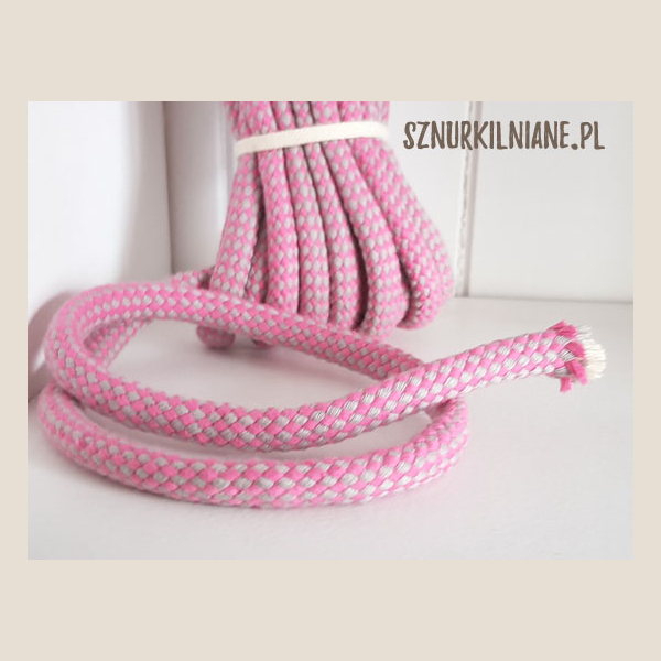 lina w kratkę cotton rope checkered