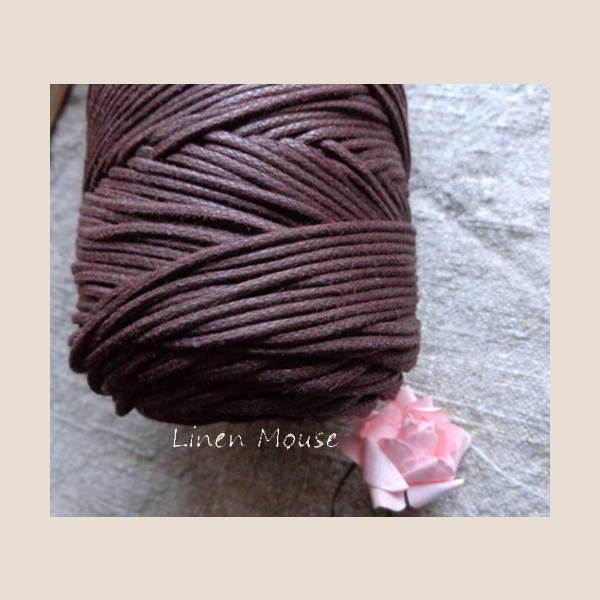 sznurek bawełniany woskowany waxed cotton cord