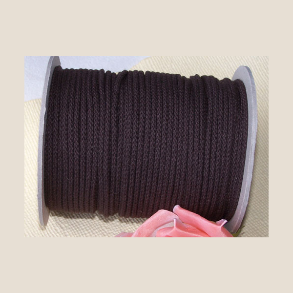 sznurek bawełniany brąz brown cotton cord