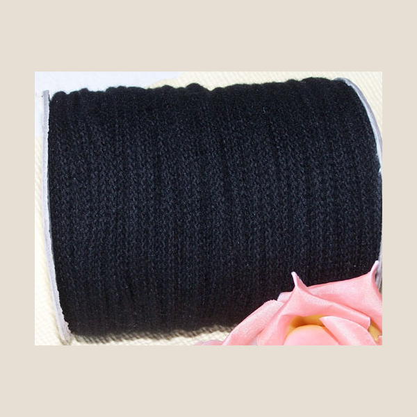 sznurek bawełniany czarny black cotton cord
