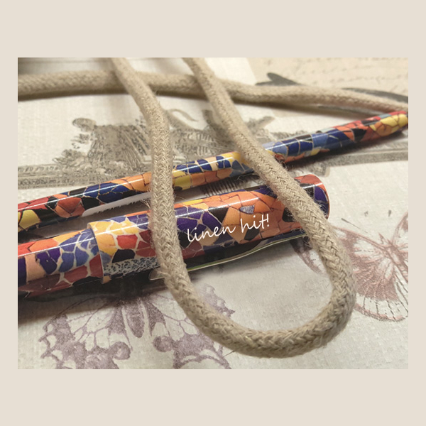 sznur lniany pleciony plaited linen cords