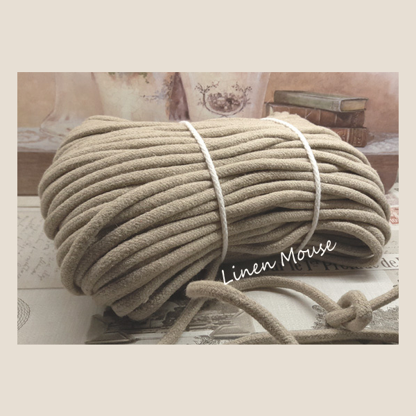 sznur lniany pleciony plaited linen cords