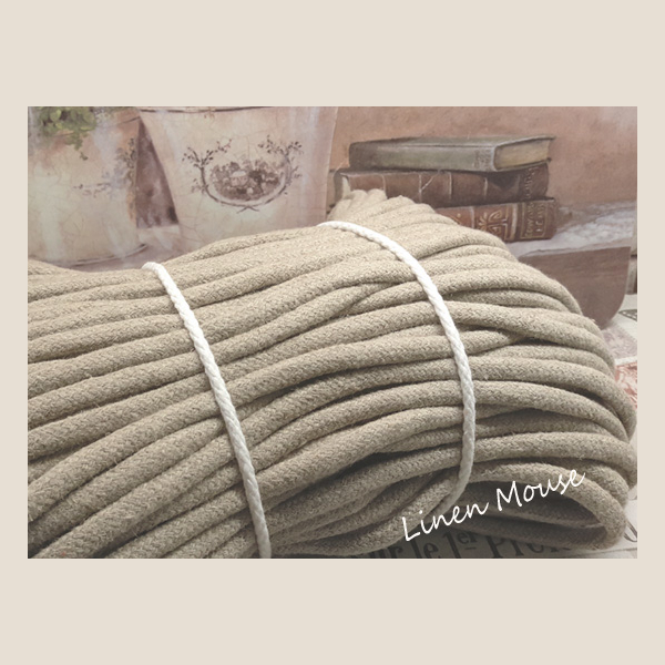 sznur lniany pleciony plaited linen cords