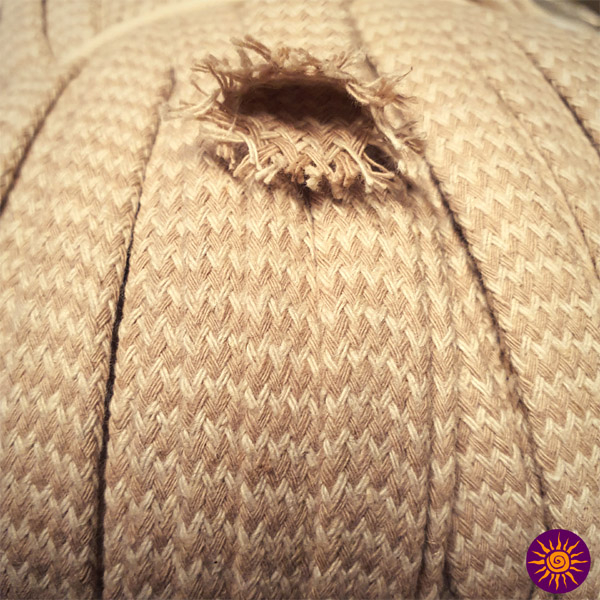 lniany sznur płaski flat linen cord