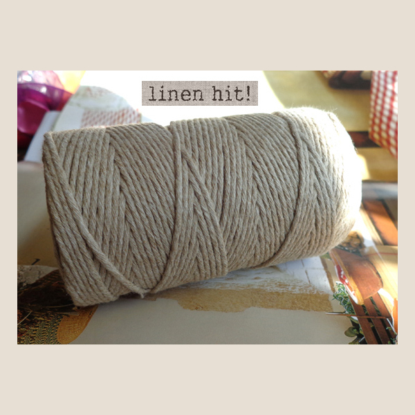 sznurek lniany linen string linen hit