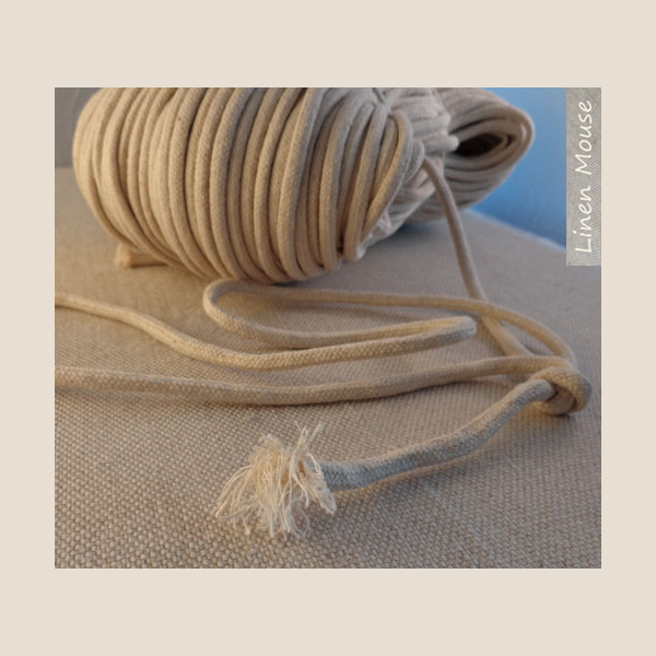 sznurek lniany pleciony plaited linen cord
