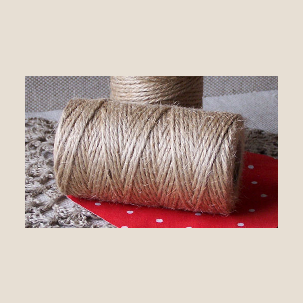 SZNUREK JUTOWY 2 mm 100 g SZPULA 100m