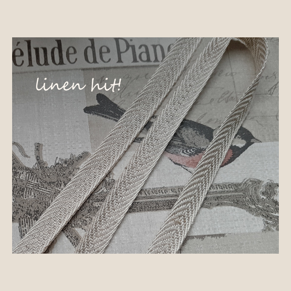 tasiemki lniane linen ribbons