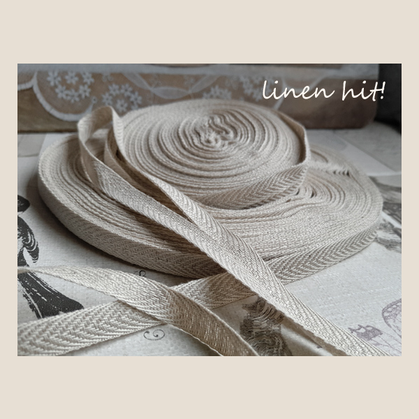 tasiemki lniane linen ribbons
