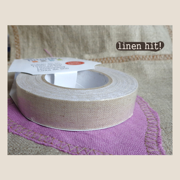 Lniana Taśma Samoprzylepna Linen Tape Self Adhesive
