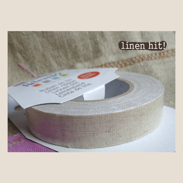Lniana Taśma Samoprzylepna Linen Tape Self Adhesive