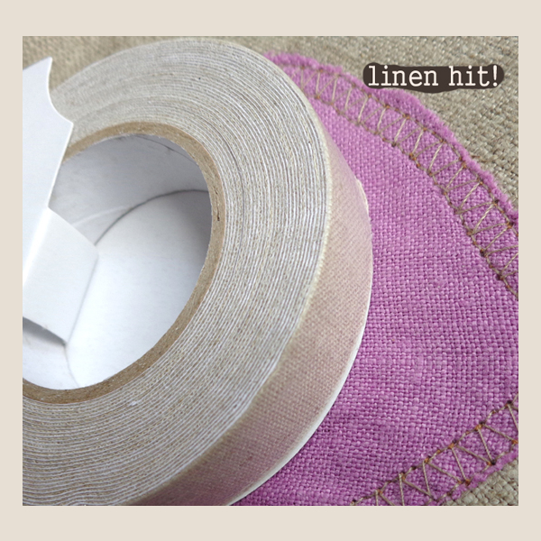 Lniana Taśma Samoprzylepna Linen Tape Self Adhesive