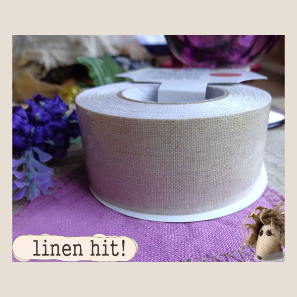 Lniana Taśma Samoprzylepna 30 mm rolka 5 m