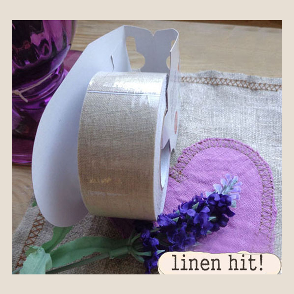 Lniana Taśma Samoprzylepna 30 mm rolka 5 m