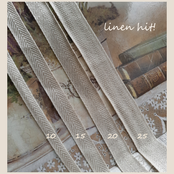 tasiemki lniane linen ribbons